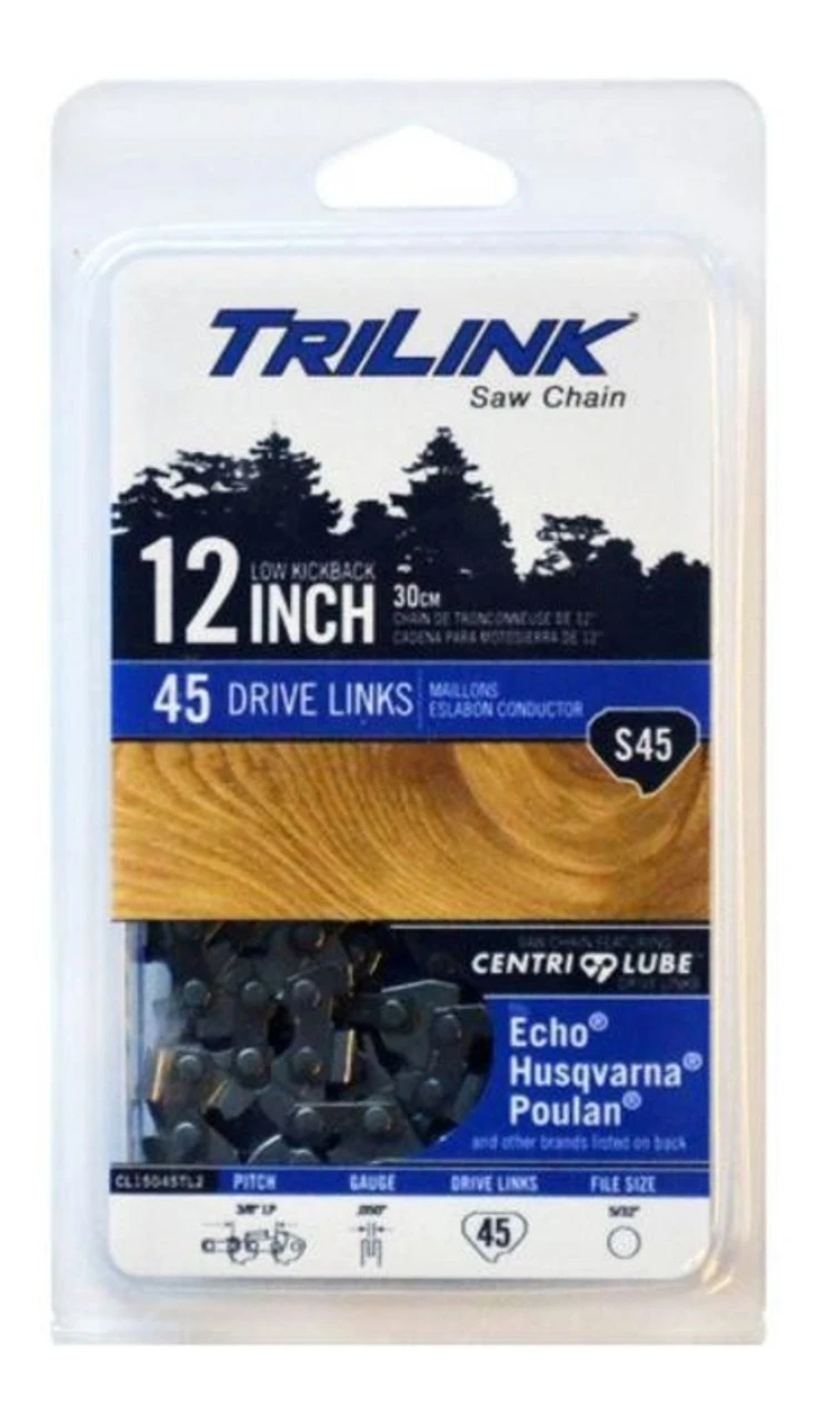 TriLink 12 In. S45 Semi Chisel Chainsaw Chain 3 TriLink 12 In. S45 Semi Chisel Chainsaw Chain