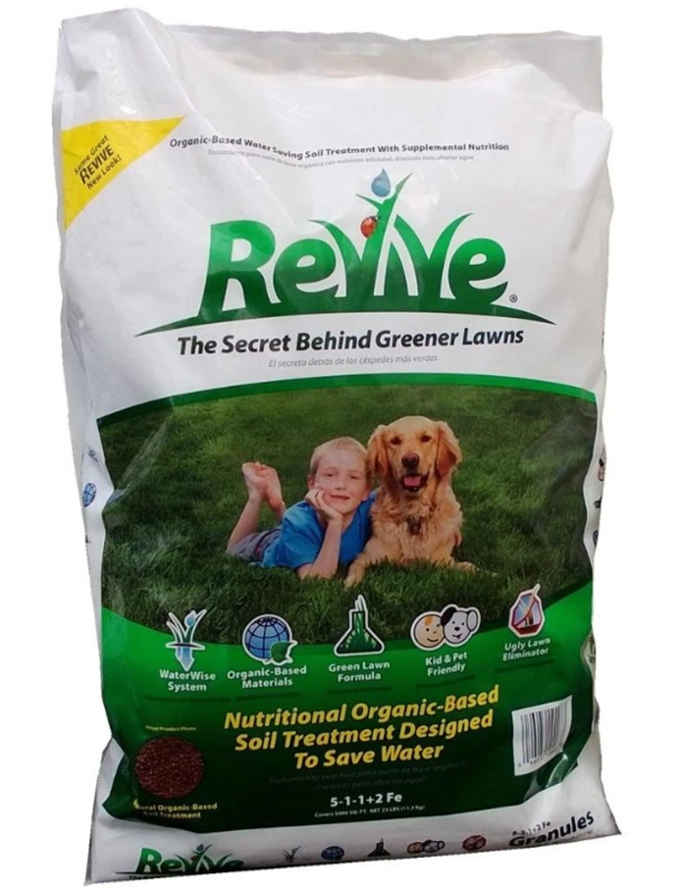 Revive Organic Soil Lawn Treatment Granules - 25LBS 4 Revive Organic Soil Lawn Treatment Granules - 25LBS - Image 2