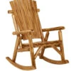 Jack Post Northwoods Log Rocker Chair -YardPro Shop 2145180 51870.1673454827