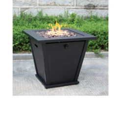 Bond Olivera 28 In. Square Steel Gas Fire Pit 7 Bond Olivera 28 In. Square Steel Gas Fire Pit -YardPro Shop 2267700 01 38055.1630009977