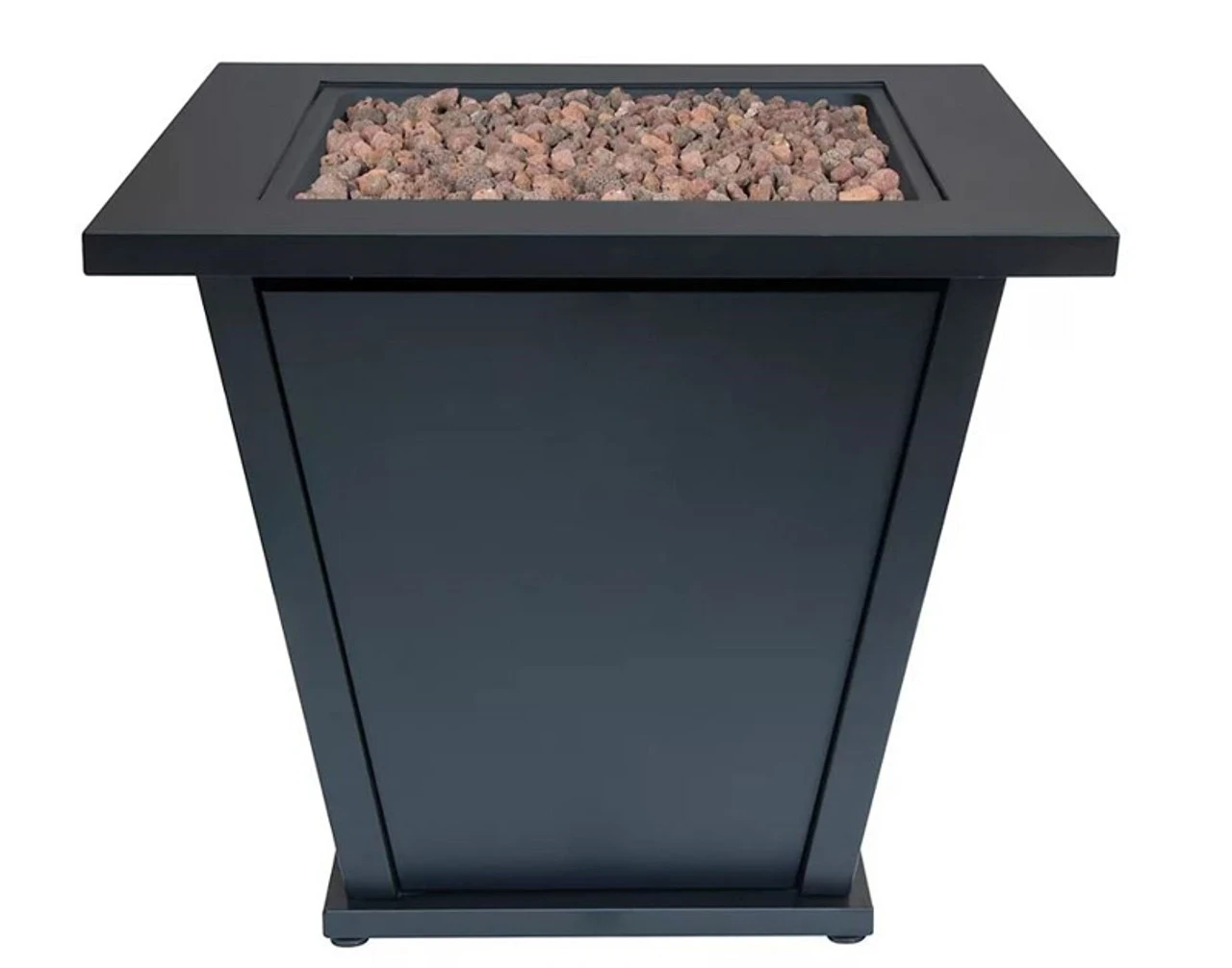 Bond Olivera 28 In. Square Steel Gas Fire Pit 4 Bond Olivera 28 In. Square Steel Gas Fire Pit - Image 2