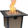 Bond Woodleaf 28 In. Square Steel Gas Fire Pit 1 Bond Woodleaf 28 In. Square Steel Gas Fire Pit -YardPro Shop 2267715 02 23535.1673454852