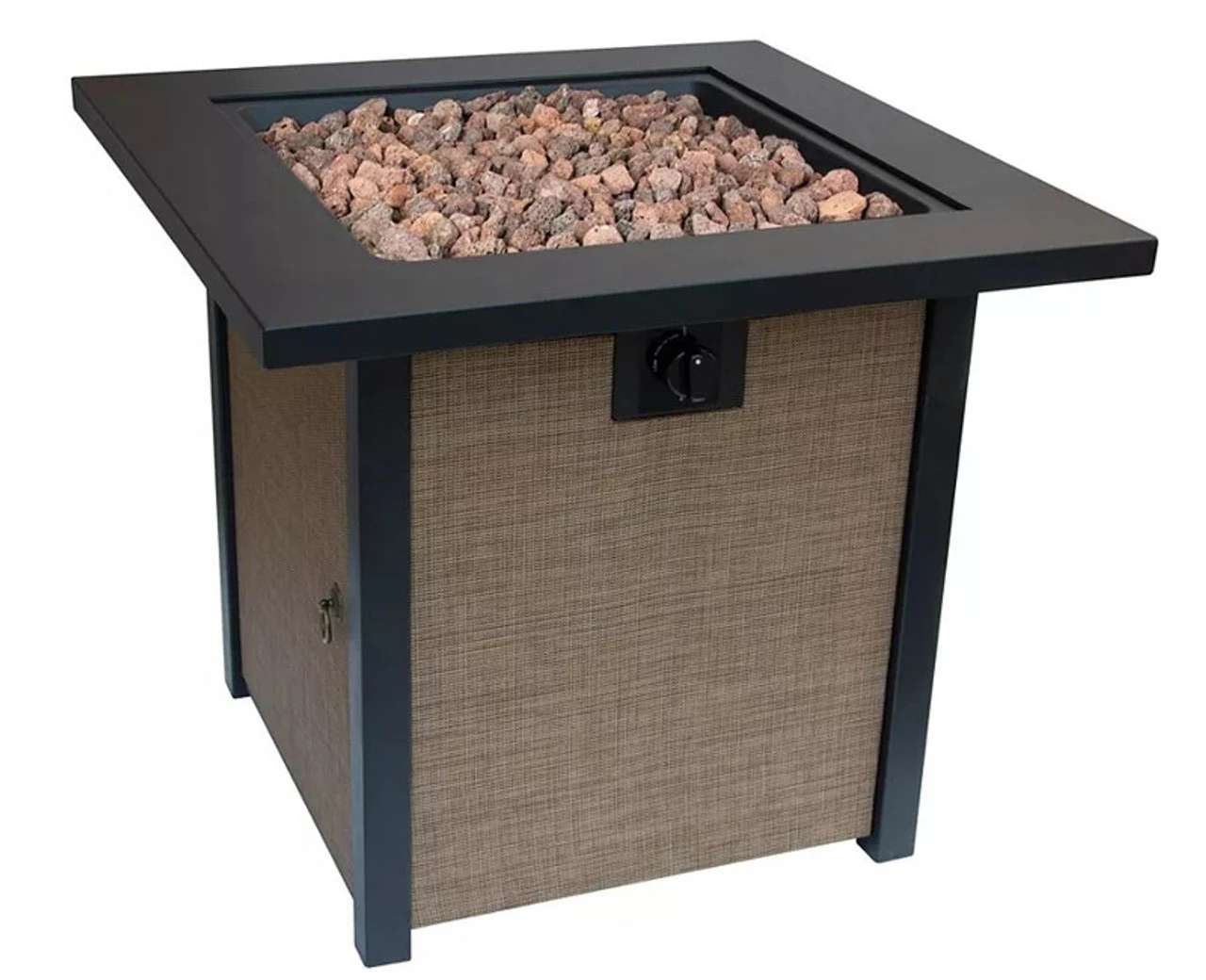 Bond Woodleaf 28 In. Square Steel Gas Fire Pit 4 Bond Woodleaf 28 In. Square Steel Gas Fire Pit - Image 2