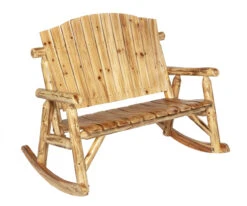 Jack Post Log Oversized Loveseat Rocker
