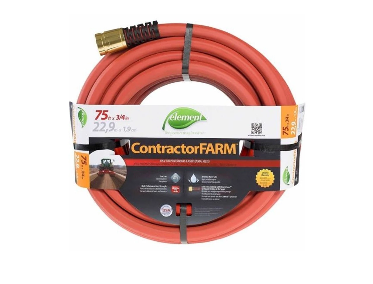 ElementContractorFARM Heavy-Duty Water Hose- 75' 3 ElementContractorFARM Heavy-Duty Water Hose- 75'