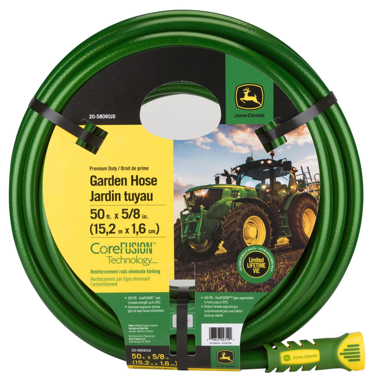 Swan John Deere 50ft Garden Hose 3 Swan John Deere 50ft Garden Hose