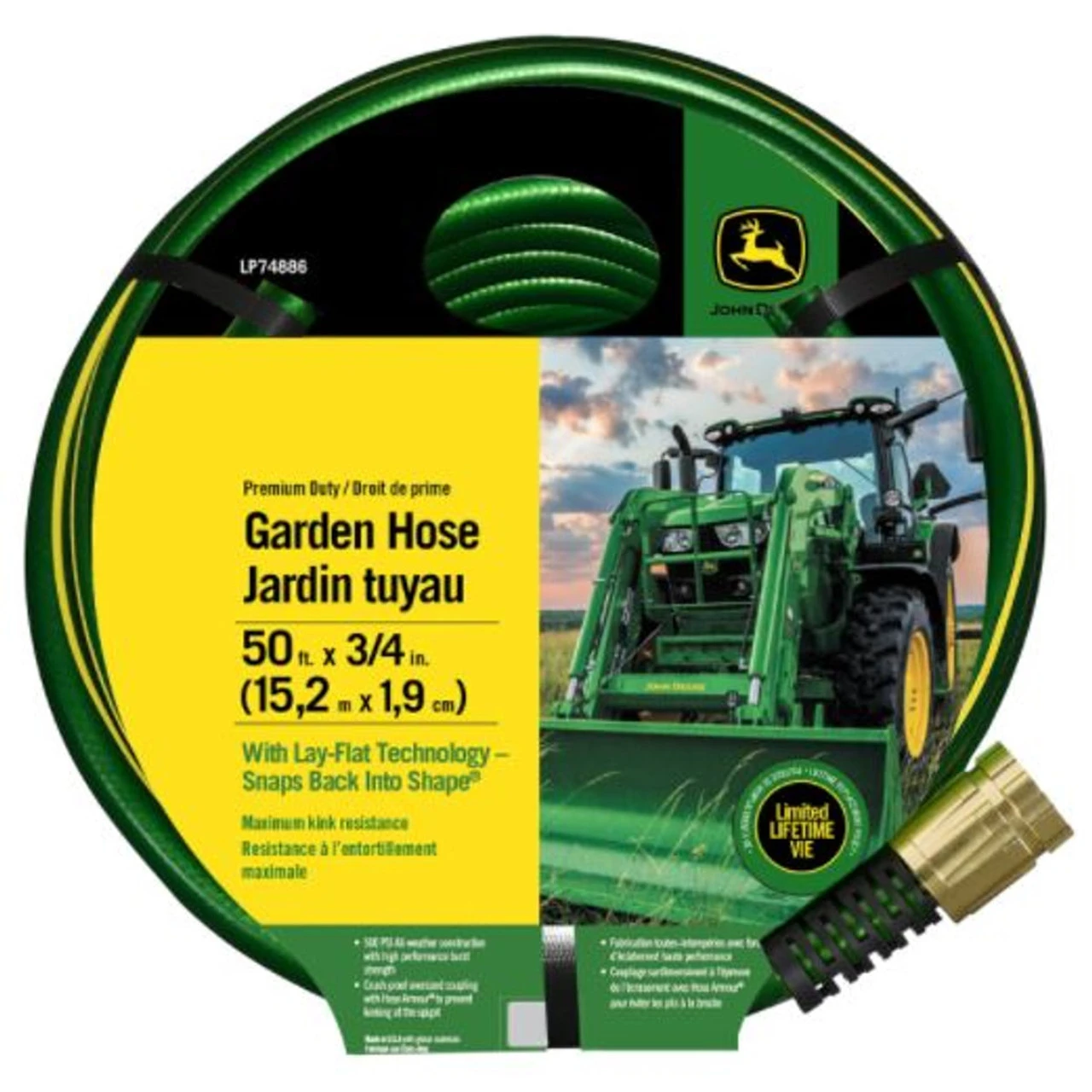 John Deere 50' Premium Garden Hose 3 John Deere 50' Premium Garden Hose