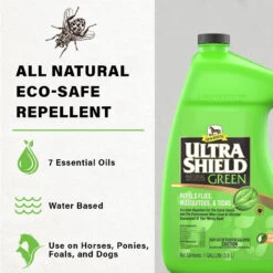 Absorbine UltraShield Green Natural Fly Repellent 4 Gallon Case 7 Absorbine UltraShield Green Natural Fly Repellent 4 Gallon Case -YardPro Shop 2751050 3 69765.1673552529