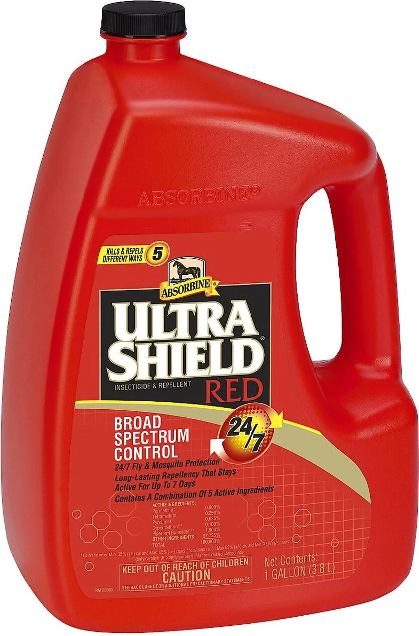 Absorbine Ultrashield Red Insecticide & Repellent Horse Spray 3 Absorbine Ultrashield Red Insecticide & Repellent Horse Spray