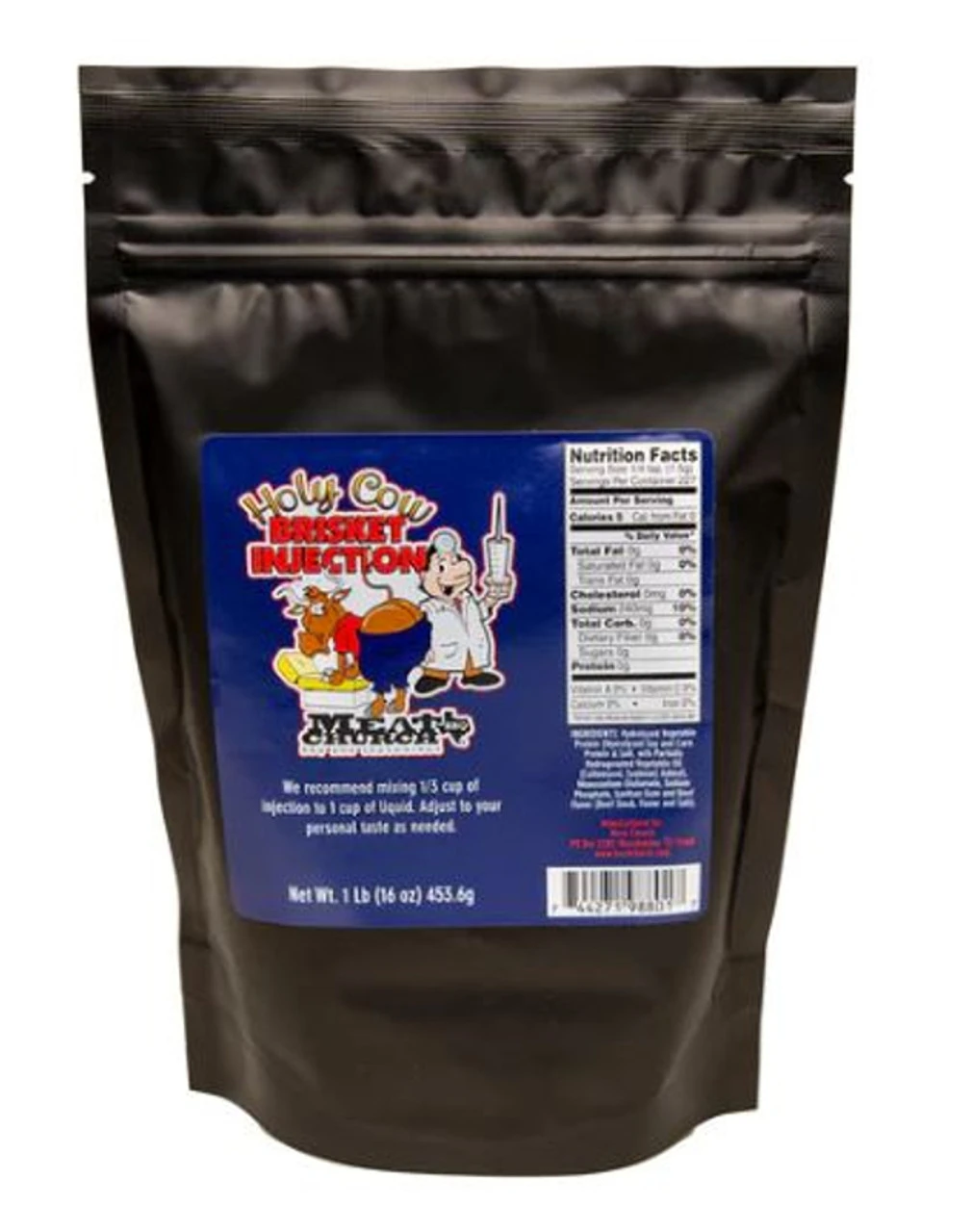 Meat Church Holy Cow Brisket Injection 1 Lb Resealable Bag 3 Meat Church Holy Cow Brisket Injection 1 Lb Resealable Bag