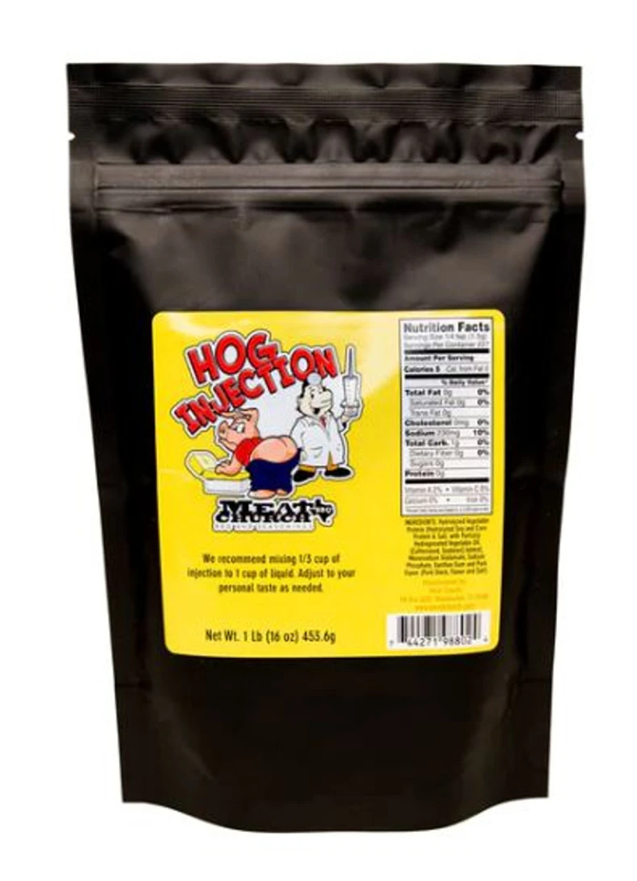 Meat Church Hog Pork Injection 1 Lb Resealable Bag 3 Meat Church Hog Pork Injection 1 Lb Resealable Bag