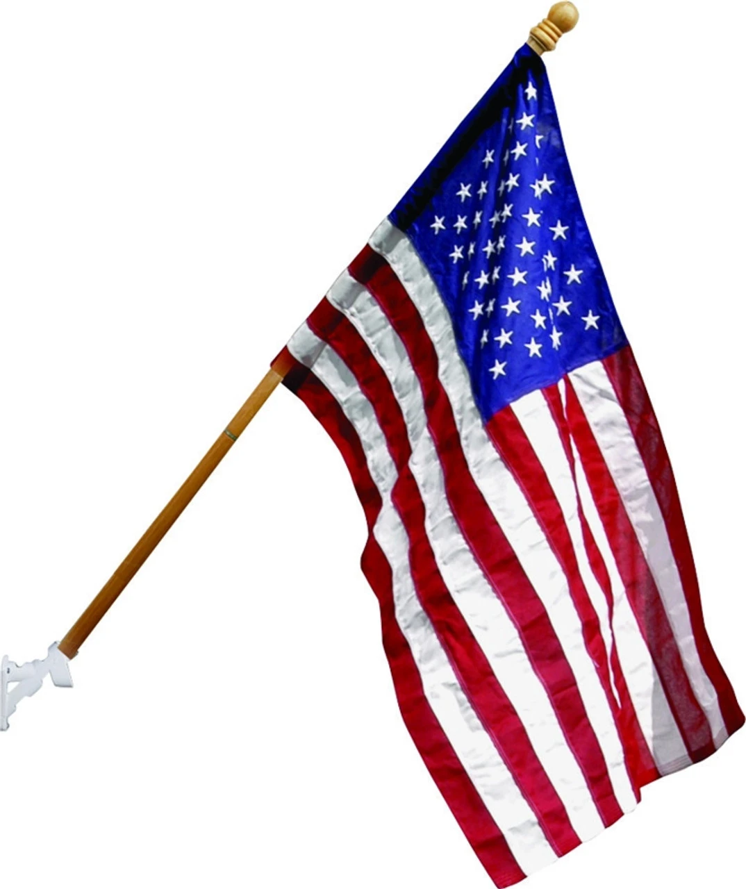 Valley Forge Wood Pole Kit With Polyester US Flag 3 Valley Forge Wood Pole Kit With Polyester US Flag