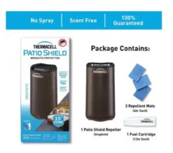 Thermacell Patio Shield Mosquito Repeller; Highly Effective Mosquito Repellent For Patio; No Candles Or Flames, DEET-Free, Scent-Free, Bug Spray Alternative; Includes 12-Hour Refill -YardPro Shop 94980785 5 20382.1685135608