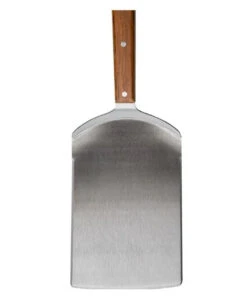 Traeger 10 Inch Wide Blade Stainless Steel Spatula With Teak Wood Handle