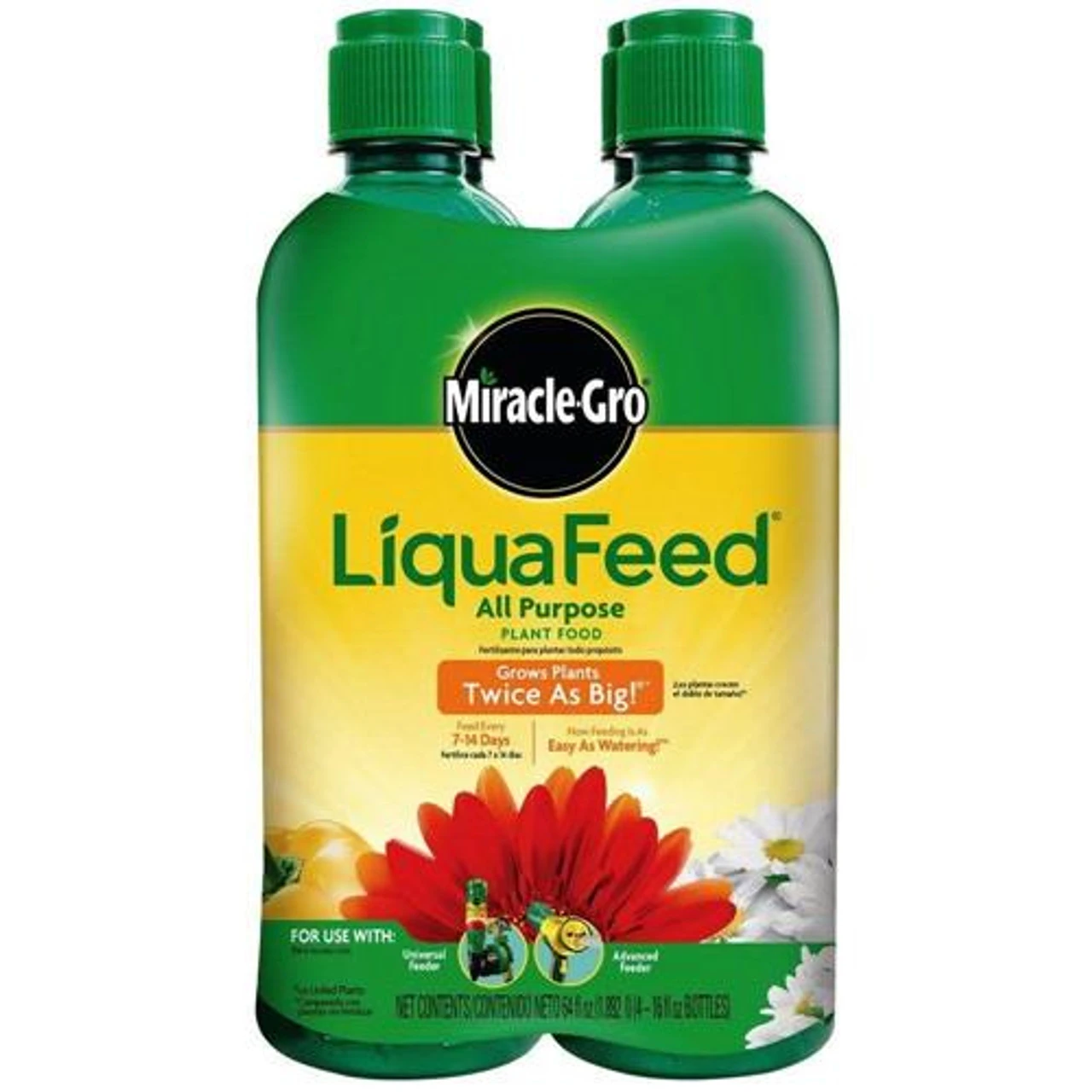 Miracle-Gro Liquafeed Refill- 4 Pack 3 Miracle-Gro Liquafeed Refill- 4 Pack