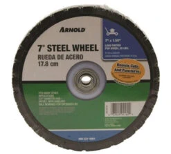 Arnold 7" X 1 1/2" Steel Diamond Tread Wheel
