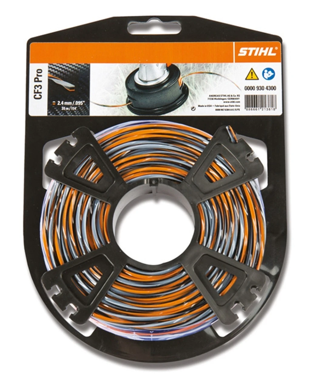 Stihl CF3 Pro Long Lasting Trimmer Line 8 Stihl CF3 Pro Long Lasting Trimmer Line - Image 6