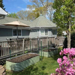 Vego Garden 17" Tall 9-In-1 Modular Metal Raised Garden Bed Kit -YardPro Shop P2531265 OLIVE 1 62515.1643222590